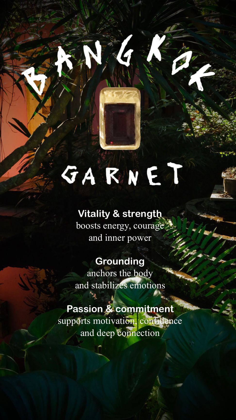 Amulette Bangkok - Grenat