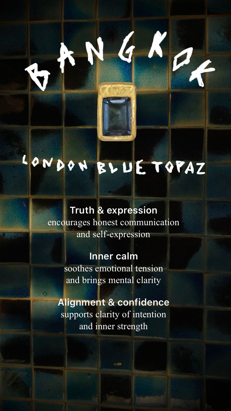 Bangkok - London Blue Topaze